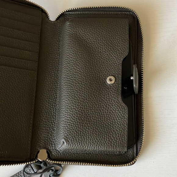 All Saints Fetch Leather Phone Wristlet (NWT) - Picture 10 of 11